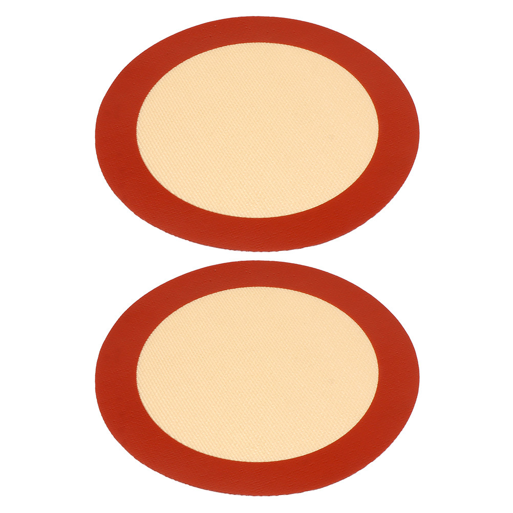 Heat Mat Silicone - 2Pcs 8 Inch Reusable Silicone Non