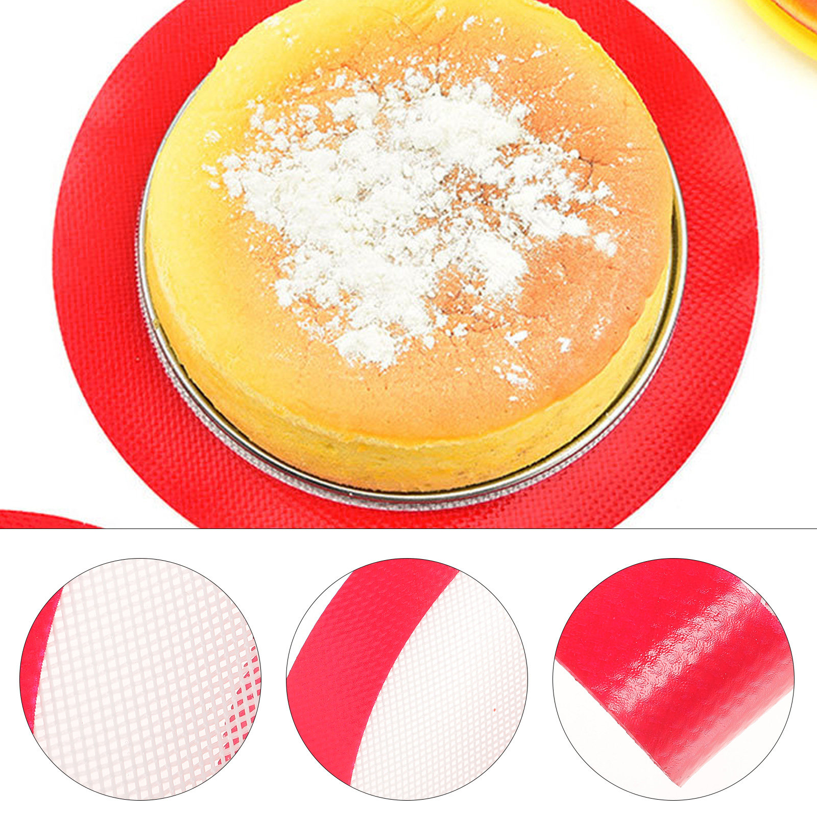 Heat Mat Silicone - Premium Thick Silicone Baking Mat Nonstick