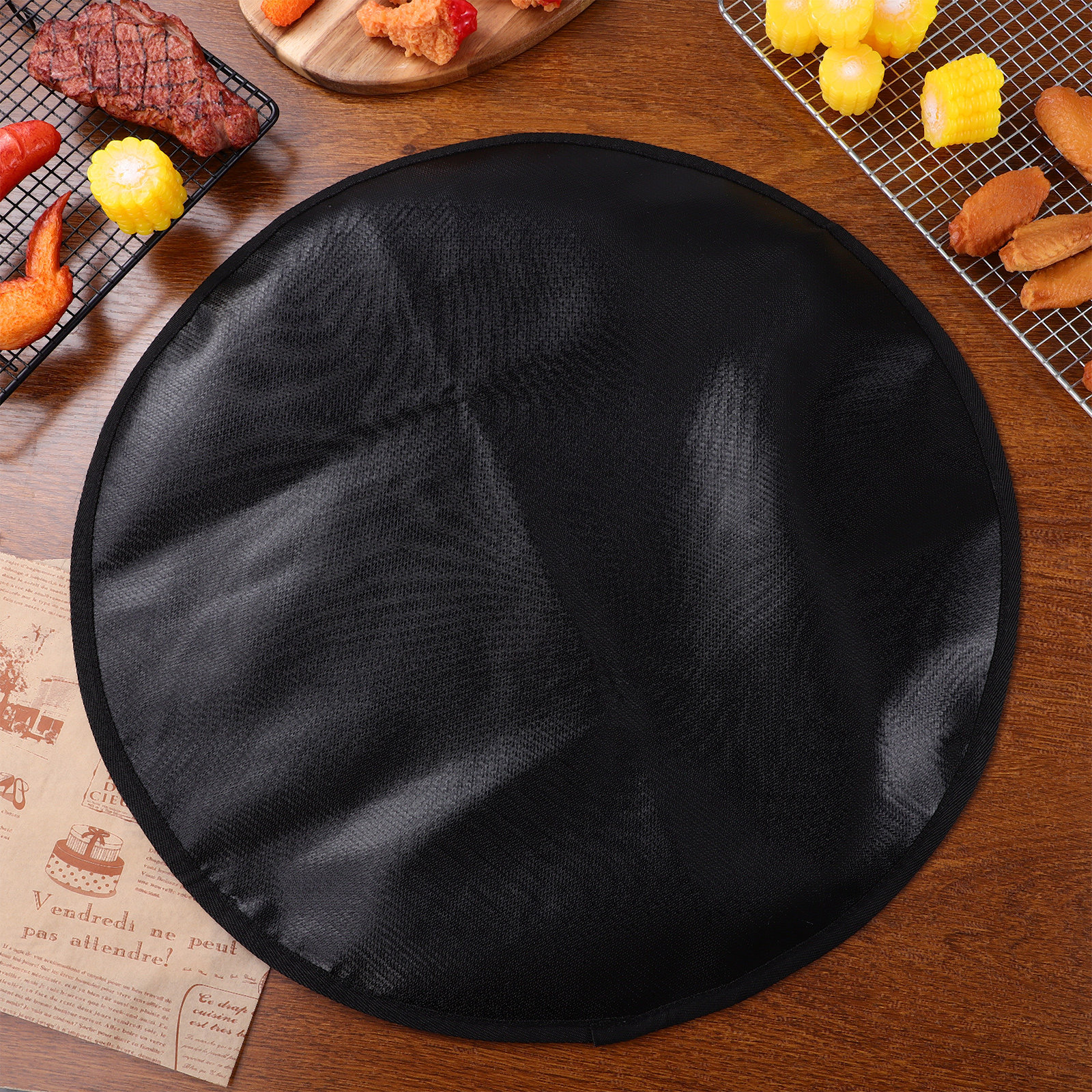 Heat Mat Silicone - Fire Pit Mat Heat Proof Silicone