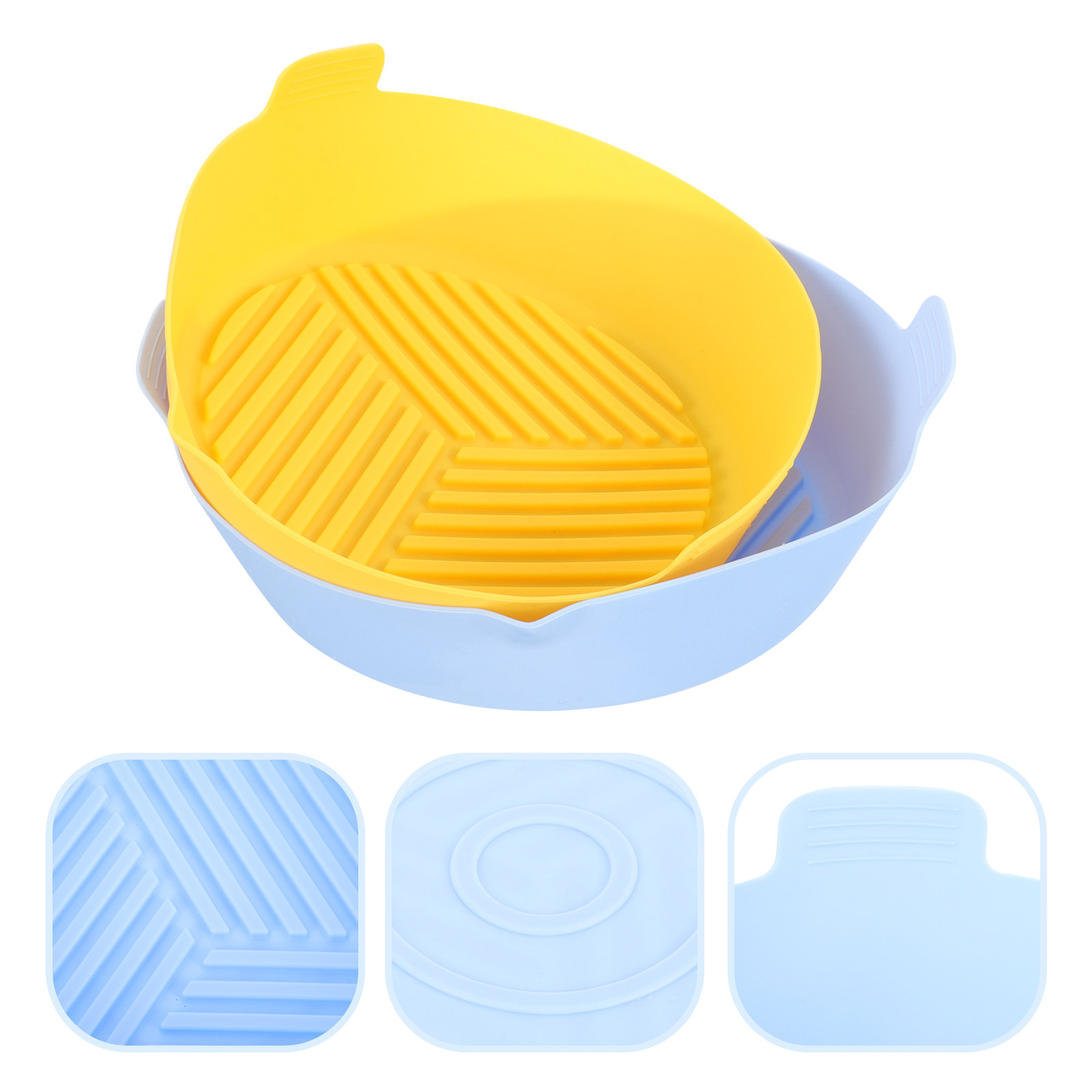 Heat Mat Silicone - 2Pcs Air Fryer Silicone Baking Mat