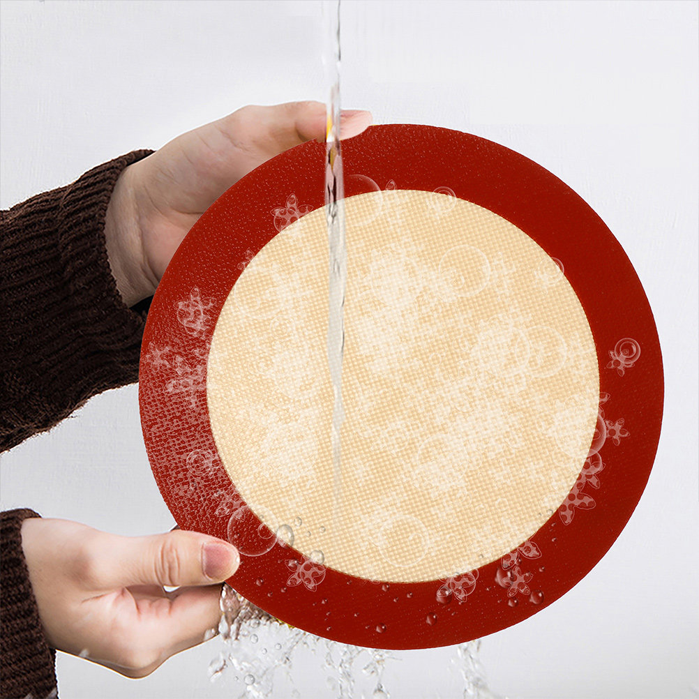 2Pcs 8 Inch Reusable Silicone  - đánh giá và giá Heat Mat Silicone