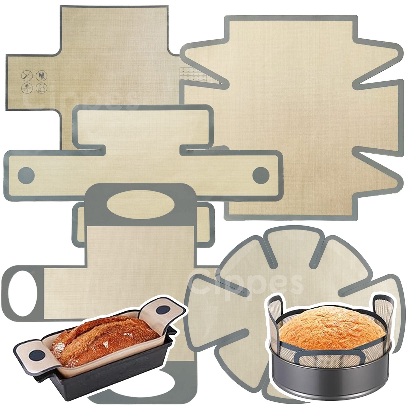 Silicone Bread Loaf Pan Liners - đánh giá và giá Heat Mat Silicone