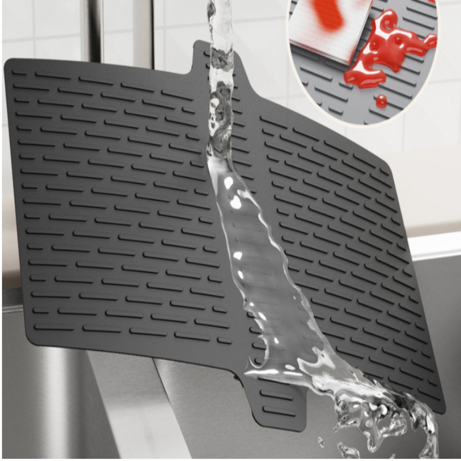 Silicone Sink Divider Mat Non- - đánh giá và giá Heat Mat Silicone