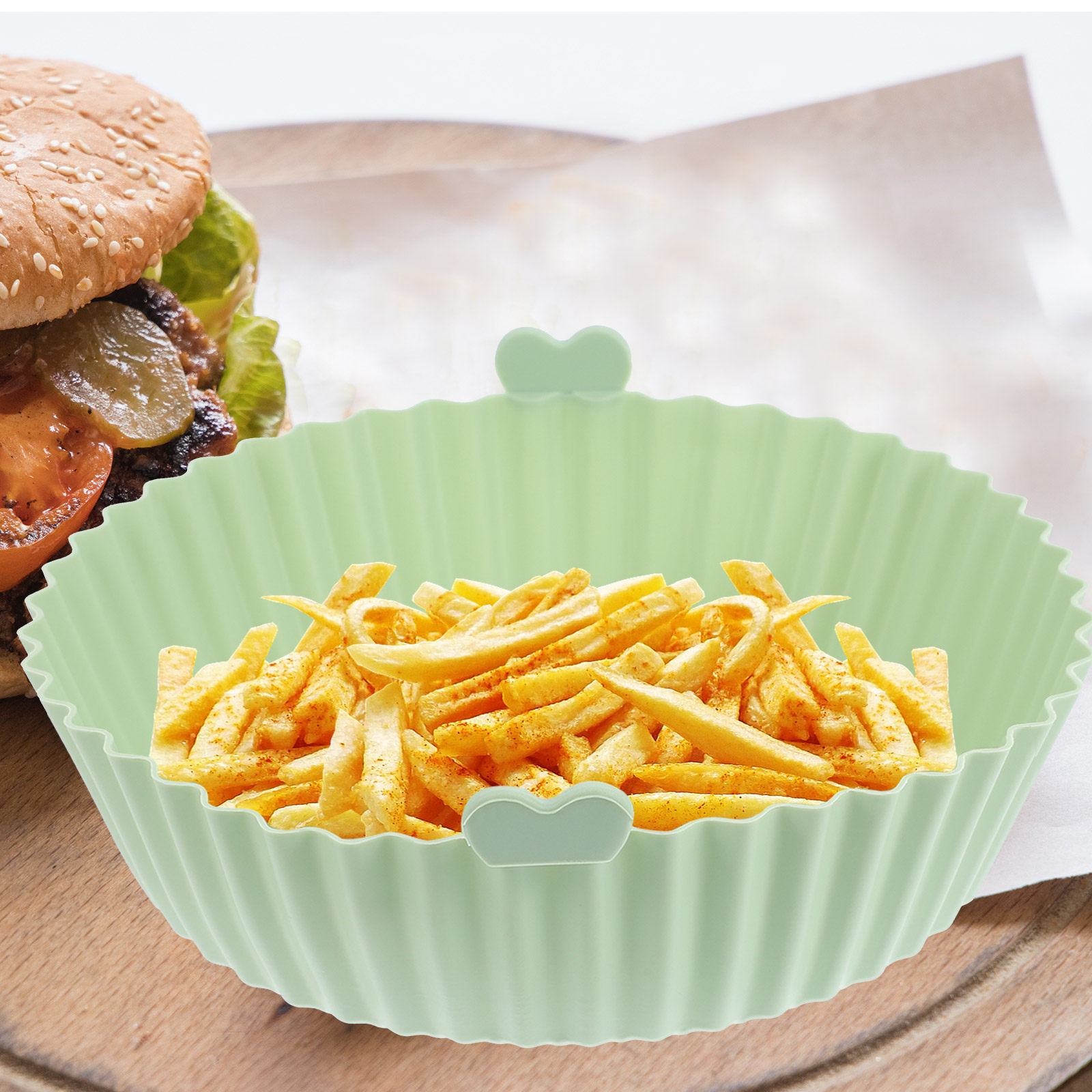 Premium Non-Stick Air Fryer Li - đánh giá và giá Heat Mat Silicone