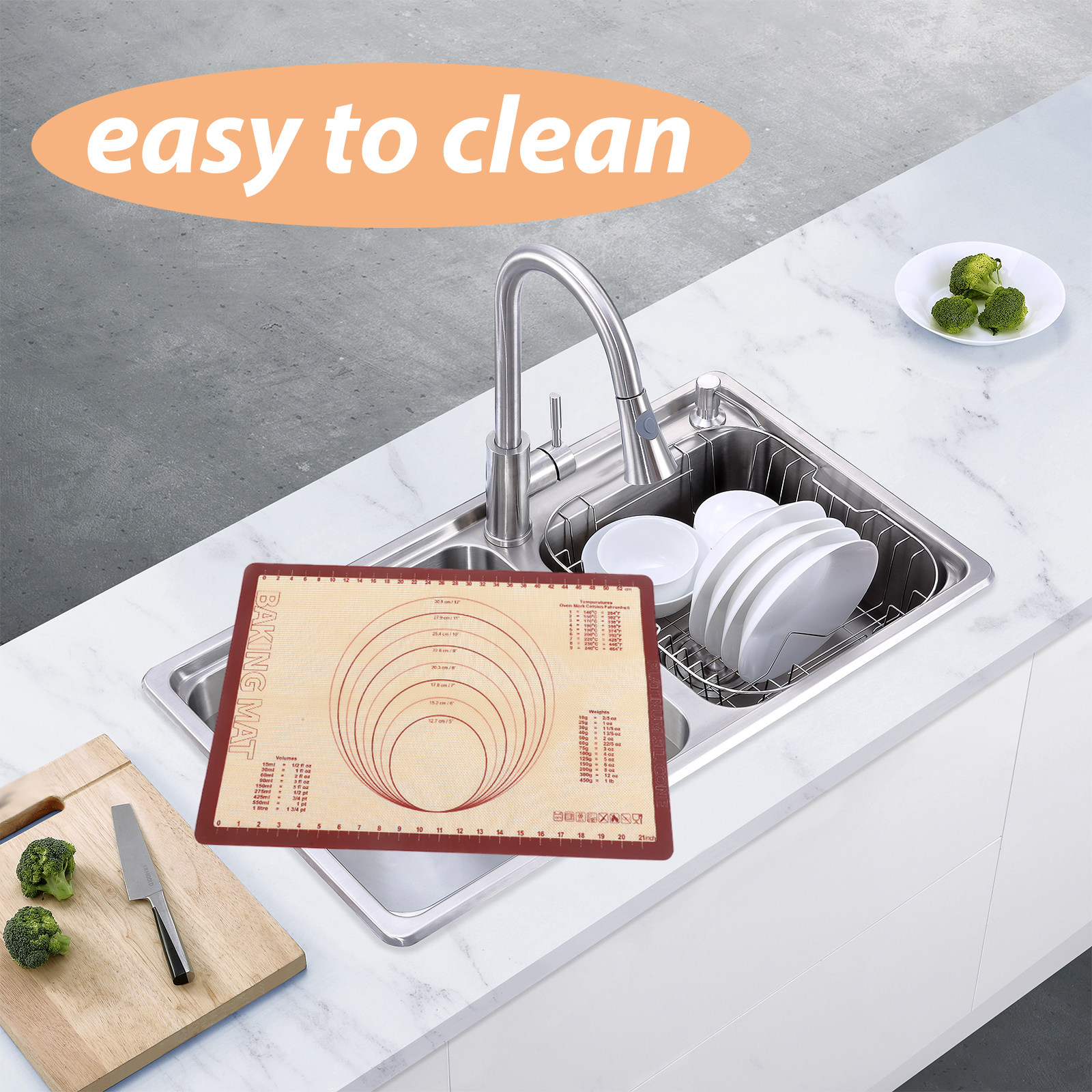 Reusable Silicone Baking Mat N - đánh giá và giá Heat Mat Silicone