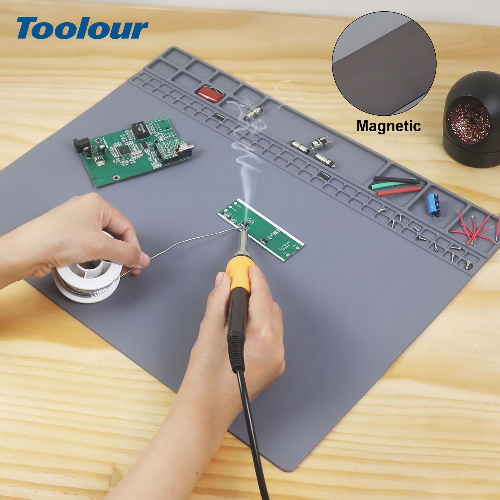 Toolour Heat Resistant Silicon - đánh giá và giá Electronics Repair Bench