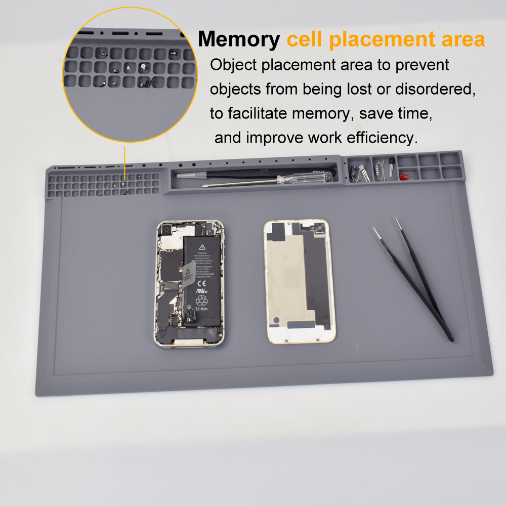 Toolour Heat Resistant Silicon - đánh giá và giá Electronics Repair Bench